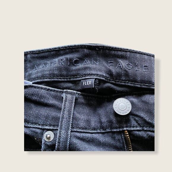 AMERICAN EAGLE Men's Distressed Flex Black 26x28 - Picture 12 of 12